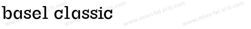 basel classic字体转换
